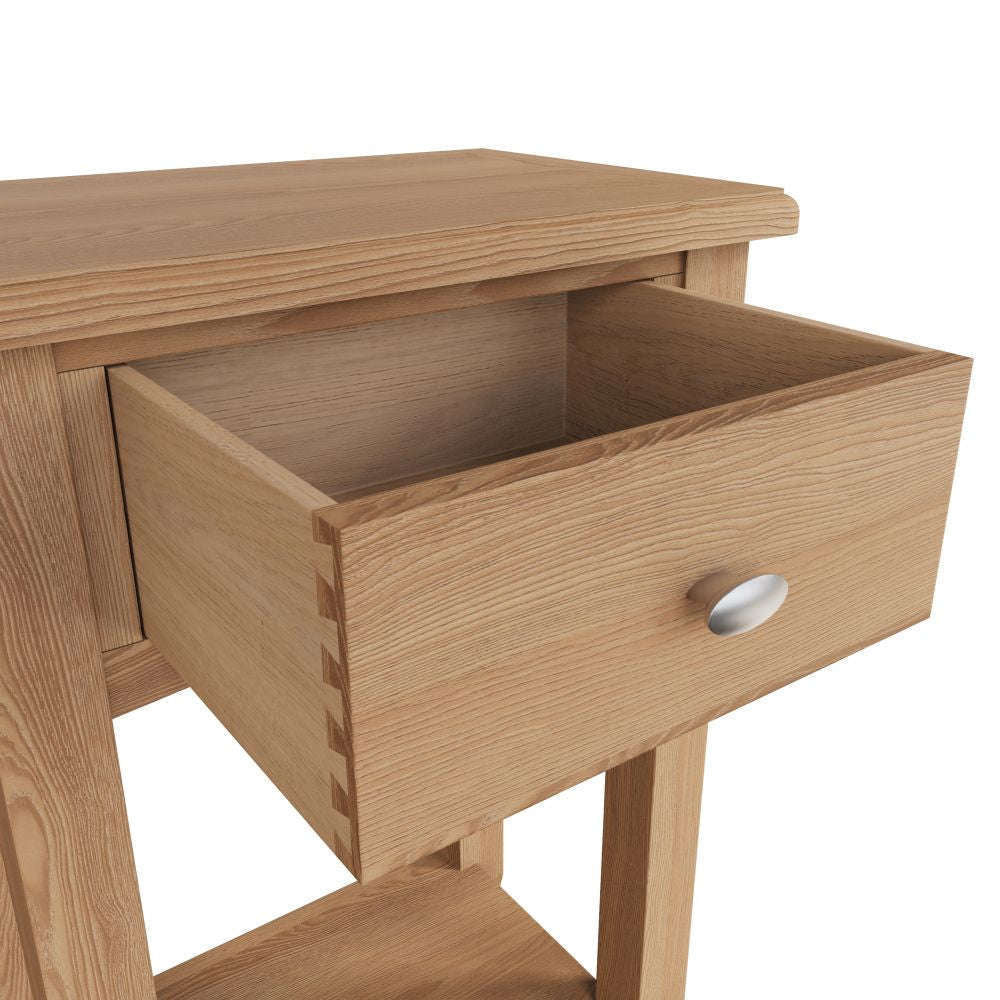 Essentials	GAO Dining & Occasional Telephone Table Light oak