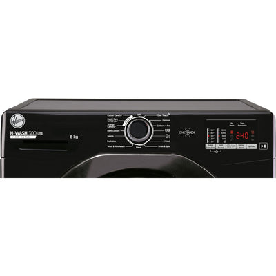 Hoover H3W582DBBE 8kg 1500rpm Freestanding Washing Machine - Black