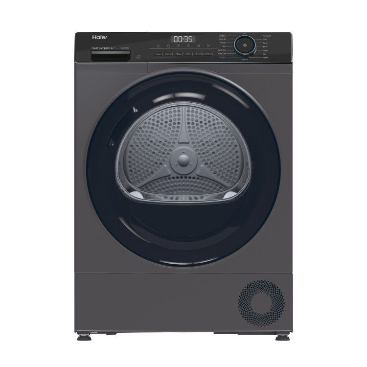 Haier I-Pro Series 3 HD100-A2939R-UK 10kg Heat Pump Tumble Dryer – Graphite – A++ Rated