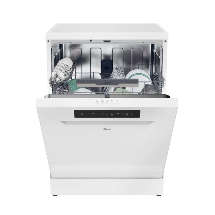 Hoover H-Dish 300 HFP 4C7E0W-80 14 Place Freestanding Dishwasher – White – C Rated