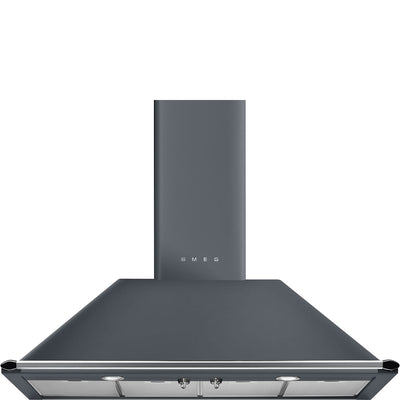 Smeg Victoria KT110GRE 110cm Chimney Cooker Hood – Slate Grey – 784 m³/h – A Rated