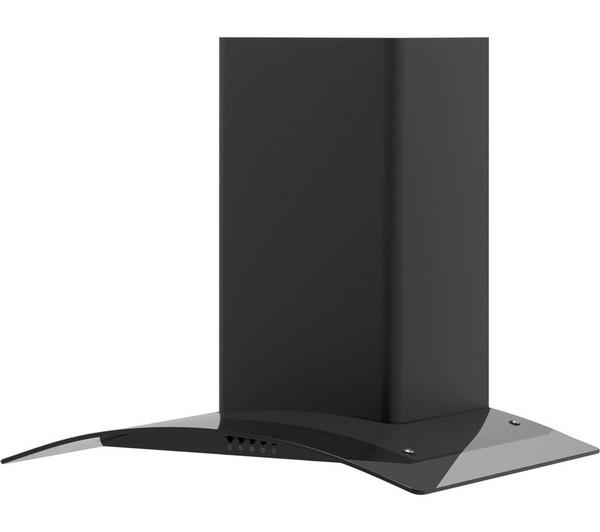Candy CGM60NN 60cm Chimney Cooker Hood, 3 Speed Extraction, LED Lighting, Black