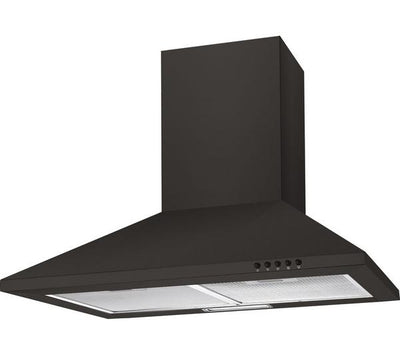 Candy CCE60NN 60cm Chimney Cooker Hood, 3 Speed Extraction, LED Lighting, Black