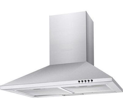 Candy CCE60NX 60cm Chimney Cooker Hood, 3 Speed Extraction, LED Lighting, Stainless Steel