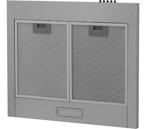 Candy CCE60NX 60cm Chimney Cooker Hood, 3 Speed Extraction, LED Lighting, Stainless Steel