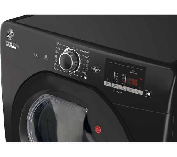 Hoover Limited 9Kg Condenser Tumble Dryer Black - HLEC9DGB-80