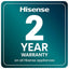 Hisense 60/40 Freestanding Fridge Freezer – RB435N4BFE, 336L, Frost Free, Black Stainless Steel