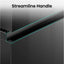 Hisense 60/40 Freestanding Fridge Freezer – RB435N4BFE, 336L, Frost Free, Black Stainless Steel