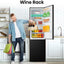 Hisense 60/40 Freestanding Fridge Freezer – RB435N4BFE, 336L, Frost Free, Black Stainless Steel