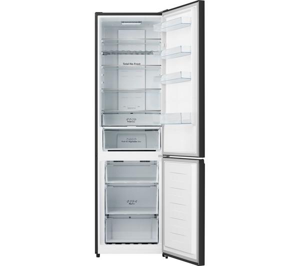 Hisense 60/40 Freestanding Fridge Freezer – RB435N4BFE, 336L, Frost Free, Black Stainless Steel