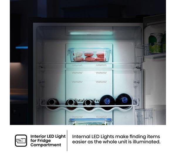 Hisense RB327N4BBE 50/50 Fridge Freezer (Black & Steel)