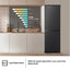Hisense RB327N4BBE 50/50 Fridge Freezer (Black & Steel)