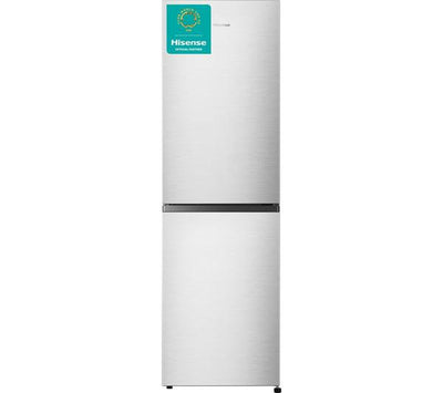 Hisense RB327N4BWE White & Steel 50/50 Fridge Freezer