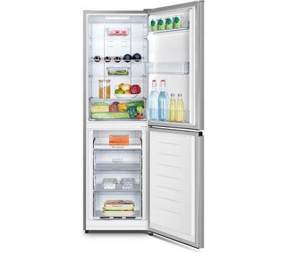 Hisense RB327N4BWE White & Steel 50/50 Fridge Freezer