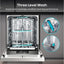 Hisense Full-Size Freestanding Dishwasher – HS643D60WUK, 13 Place Settings, White