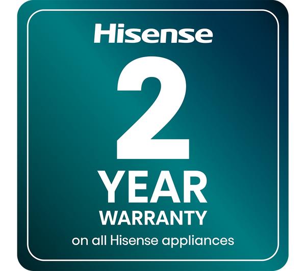 Hisense Full-Size Freestanding Dishwasher – HS643D60WUK, 13 Place Settings, White