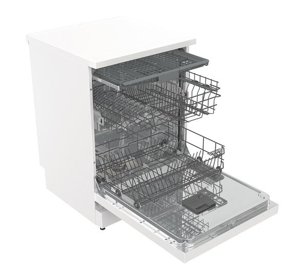 Hisense Full-Size Freestanding Dishwasher – HS643D60WUK, 13 Place Settings, White