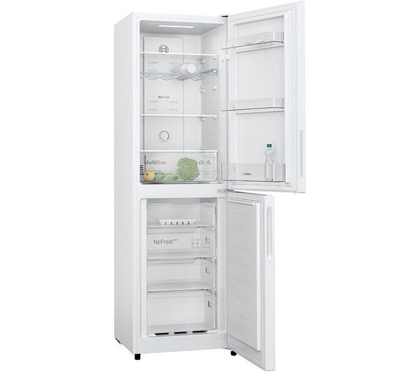 Bosch Series 2 KGN27NWEAG 182cm High 50/50 Frost Free Fridge Freezer - White - E Rated