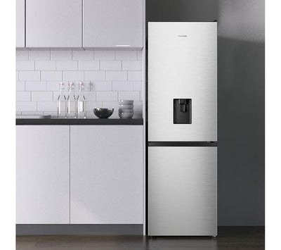 Hisense 60/40 Freestanding Fridge Freezer – RB390N4WCE, 300L, Frost Free, Stainless Steel