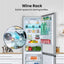 Hisense 60/40 Freestanding Fridge Freezer – RB390N4WCE, 300L, Frost Free, Stainless Steel