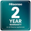 Hisense 60/40 Freestanding Fridge Freezer – RB390N4WCE, 300L, Frost Free, Stainless Steel