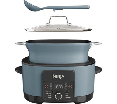 Ninja Foodi PossibleCooker 8-in-1 Slow Cooker (Sea Salt Grey) – Model MC1001UK