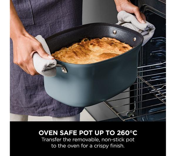 Ninja Foodi PossibleCooker 8-in-1 Slow Cooker (Sea Salt Grey) – Model MC1001UK