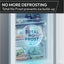 Hoover HOCH1T518EBK 50/50 Freestanding Fridge Freezer, Low Frost, 252L Capacity, Black, E Rated