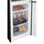 Hoover HOCH1T518EBK 50/50 Freestanding Fridge Freezer, Low Frost, 252L Capacity, Black, E Rated
