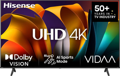 Hisense 55A61N 55″ 4K UHD Smart LED TV – Direct Full Array, Dolby Vision, Game Mode Plus, VIDAA OS