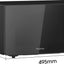 Hisense H29MOBS9HGUK 29L 900W Microwave with 1000W Grill & Touch Control – Black