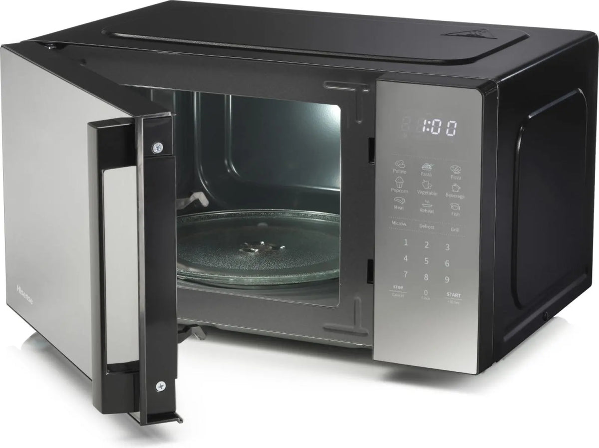Hisense H20MOMBS4HGUK 20L 700W Microwave with Grill & Touch Control – Reflective Grey