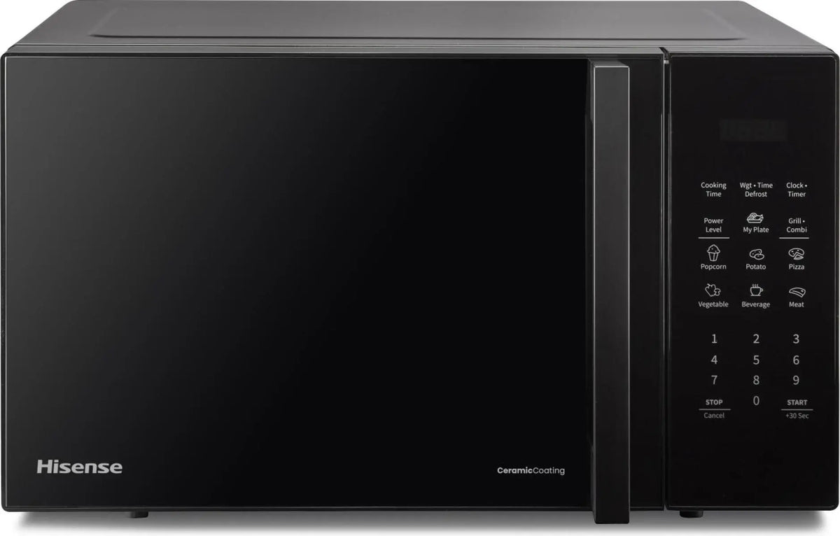 Hisense H29MOBS9HGUK 29L 900W Microwave with 1000W Grill & Touch Control – Black