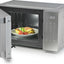 Hisense H20MOMSS4HGUK 20L 700W Microwave with Grill & Touch Control – Reflective Grey