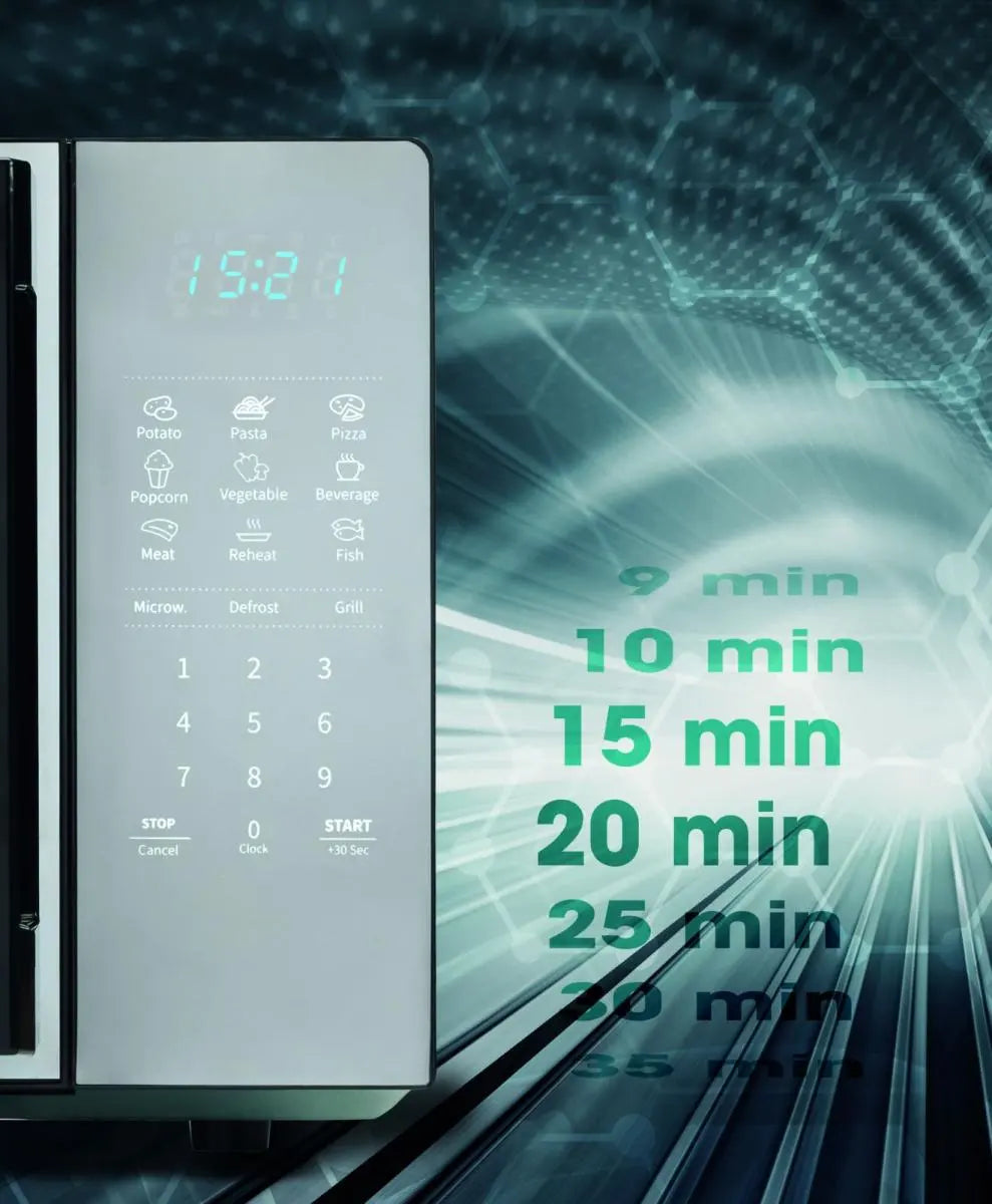 Hisense H20MOMBS4HGUK 20L 700W Microwave with Grill & Touch Control – Reflective Grey