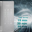 Hisense H20MOMSS4HGUK 20L 700W Microwave with Grill & Touch Control – Reflective Grey