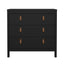 Madrid 3 Drawer Chest - Black - 79662gmgm