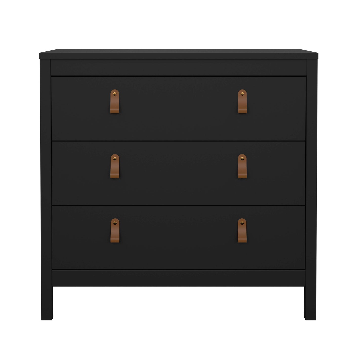 Madrid 3 Drawer Chest - Black - 79662gmgm