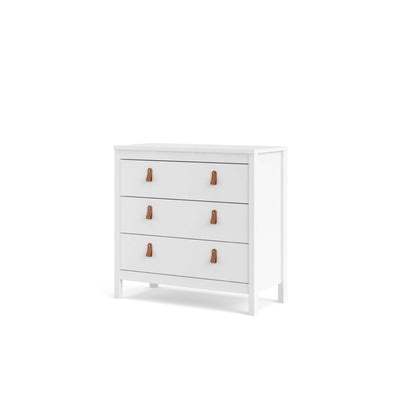 Madrid 3 Drawer Chest - White - 796624949