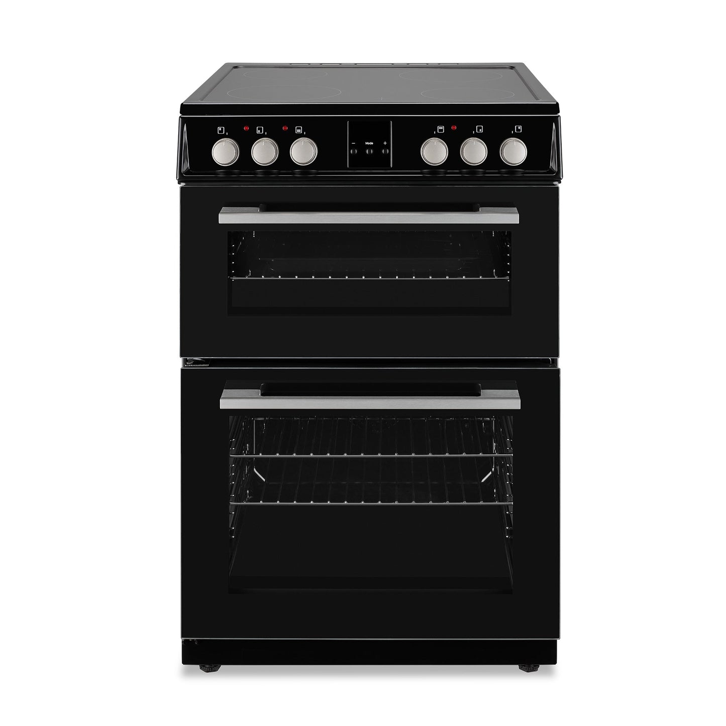 Montpellier MDOC60FK 60cm Double Ceramic Cooker in Black