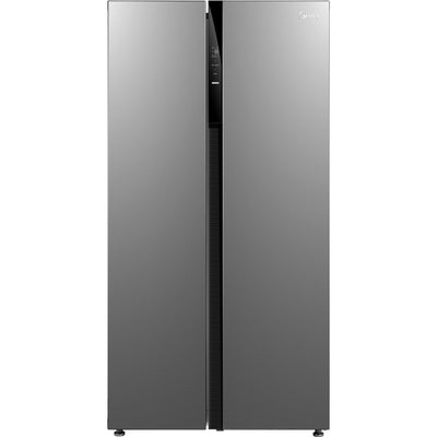 Midea MDRS710FGE02 548L Total No Frost American-Style Fridge Freezer – 347L Fridge / 201L Freezer – Stainless Steel – E Rated