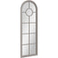 Essentials	Mirror Collection Narrow Arched Window Mirror Distressed Grey