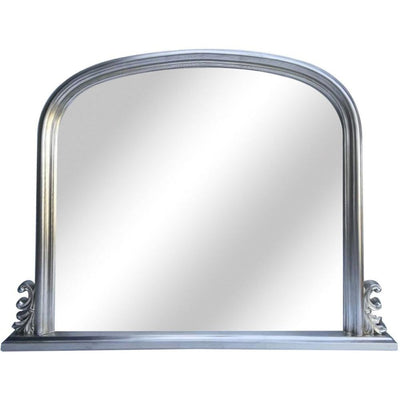 Essentials	Mirror Collection Over mantle Mirror White