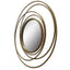 Essentials	Mirror Collection Satin Gold Iron Framed Mirror Gold