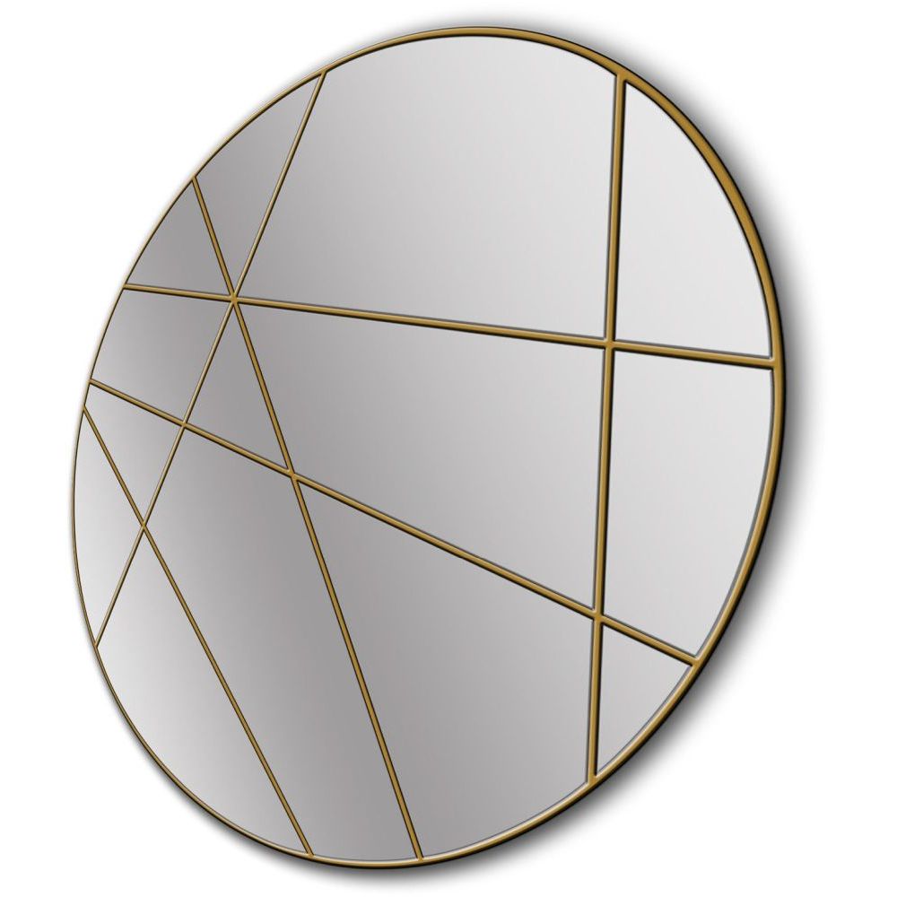 Essentials	Mirror Collection Iron Framed Mirror Gold