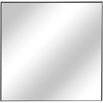 Essentials	Mirror Collection Square Iron Framed Mirror	Black