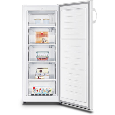 Fridgemaster MTZ55153E Tall Static Freezer – 153 cm, White, E-Rated, 5 Drawers