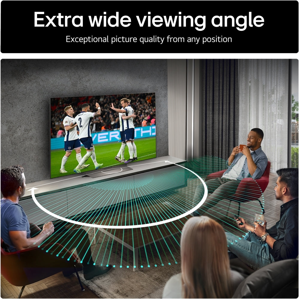 LG OLED55C56LB 55" OLED evo 4K Smart TV with AI Processor & Dolby Atmos