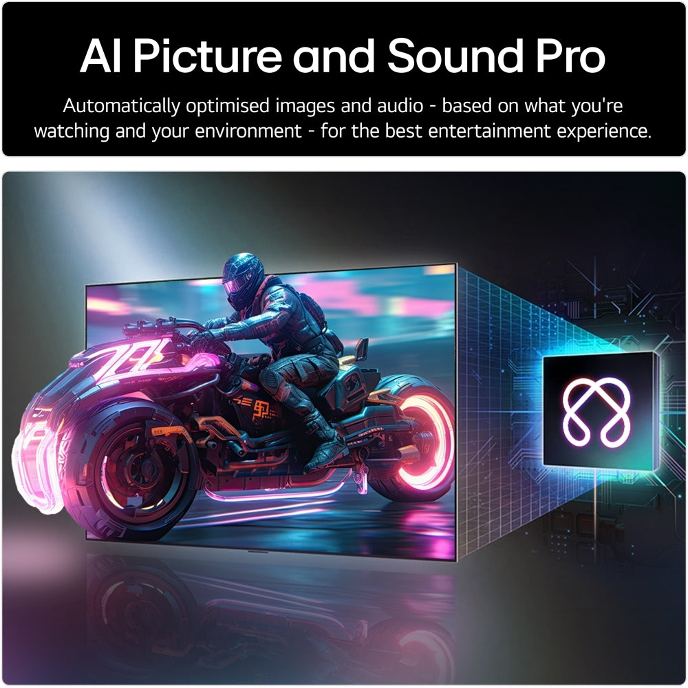 LG OLED55C56LB 55" OLED evo 4K Smart TV with AI Processor & Dolby Atmos