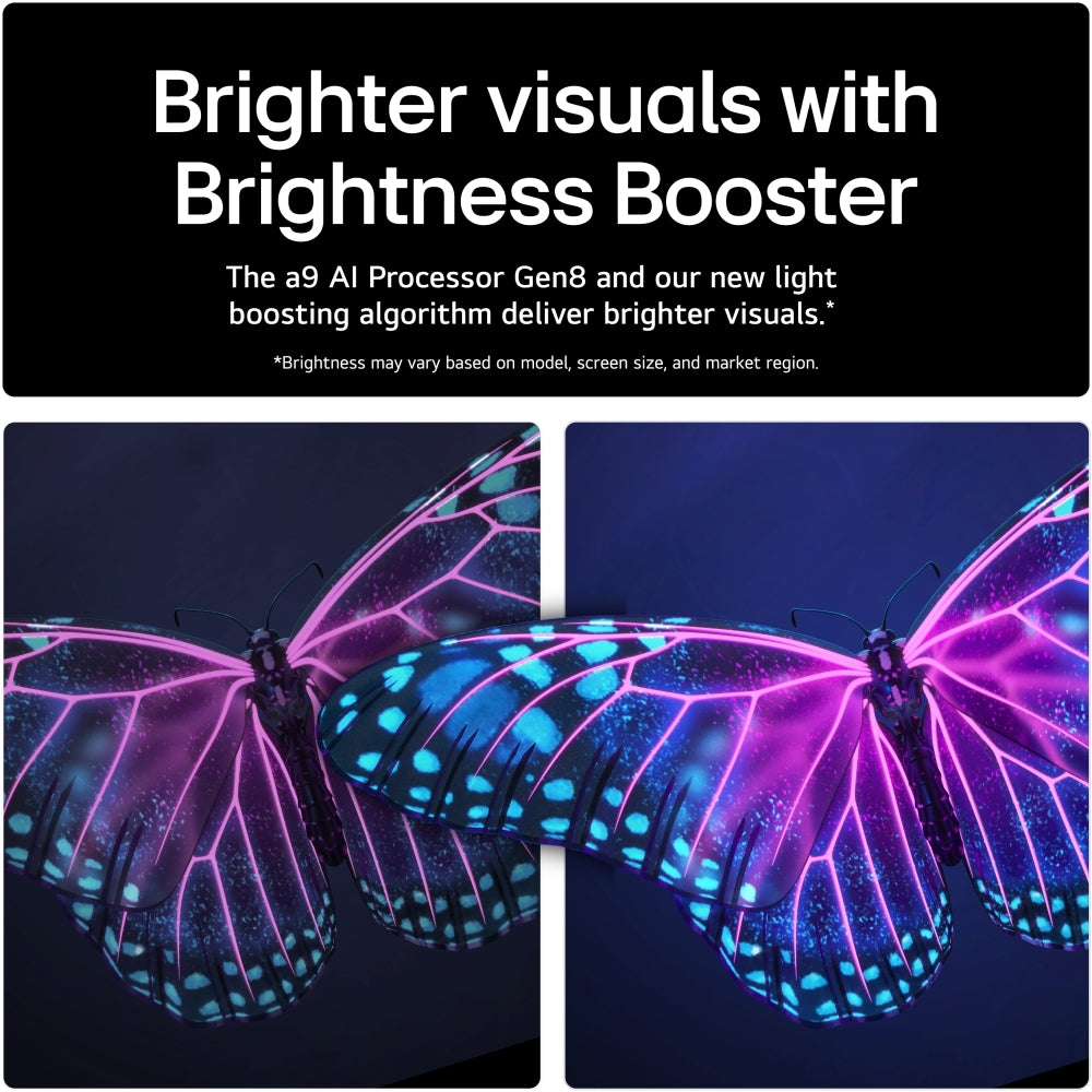 LG OLED55C56LB 55" OLED evo 4K Smart TV with AI Processor & Dolby Atmos